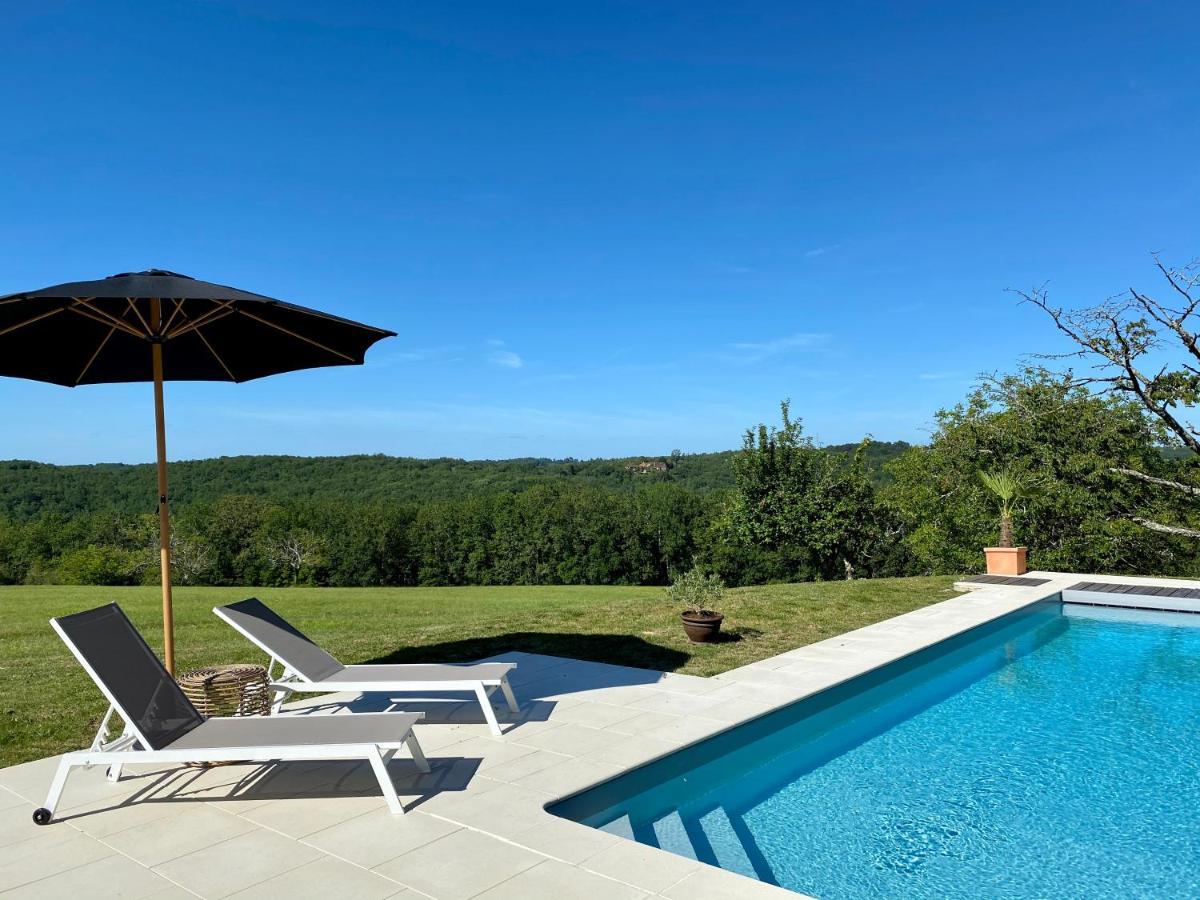 Domaine De Cazal - Gite 2 Pers Avec Piscine Au Coeur De 26 Hectares De Nature Preservee Saint-Cyprien  Exterior foto
