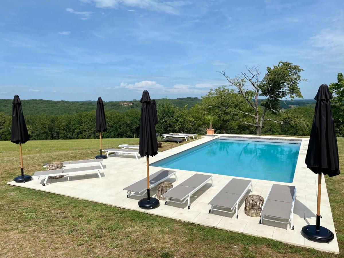 Domaine De Cazal - Gite 2 Pers Avec Piscine Au Coeur De 26 Hectares De Nature Preservee Saint-Cyprien  Exterior foto
